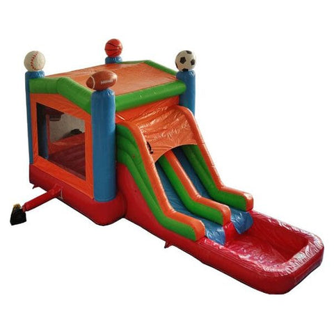 Eagle Bounce Inflatable Bouncers Sports Combo With Pool by Eagle Bounce