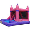Image of eBouncers WET N DRY COMBOS 10' H Pink Castle Wet N Dry Combo by Ebouncers UT-C-04 10'H Pink Castle Wet N Dry Combo by Ebouncers SKU# UT-C-04
