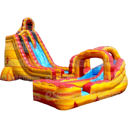 eInflatables Games 27'H Lava Twist with Landing by eInflatables 781880264163 801 27'H Lava Twist with Landing by eInflatables SKU# 801