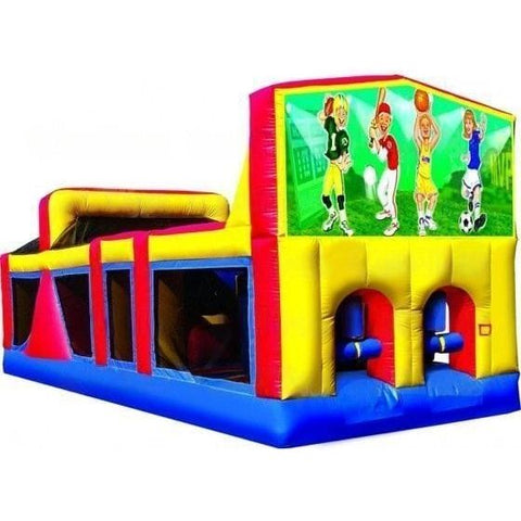 eInflatables Inflatable Bouncers 13'H Inflatable Backyard Obstacle Course 30 Modular Large Panel by eInflatables 781880287667 419 13'H Backyard Obstacle Course 30 Modular Large Panel by eInflatables
