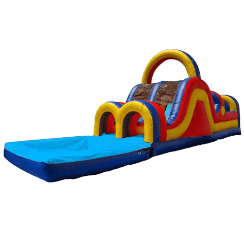 eInflatables Inflatable Bouncers 14'H 25 Zip It Obstacle Course with Pool by eInflatables 781880287889 5005 14'H 25 Zip It Obstacle Course with Pool by eInflatables SKU#5005  	