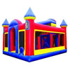 Image of eInflatables Inflatable Bouncers 16'H 70 Backyard Castle Obstacle Course 781880287711 553 16'H 70 Backyard Castle Obstacle Course by eInflatables SKU# 553  	
