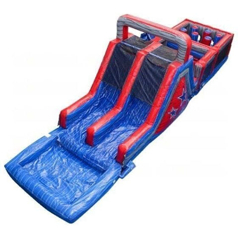 eInflatables Inflatable Bouncers 16'H Mega Infusion Obstacle 1-3 with Pool by eInflatables 781880216735 5230 16'H Mega Infusion Obstacle 1-3 with Pool by eInflatables SKU# 5230
