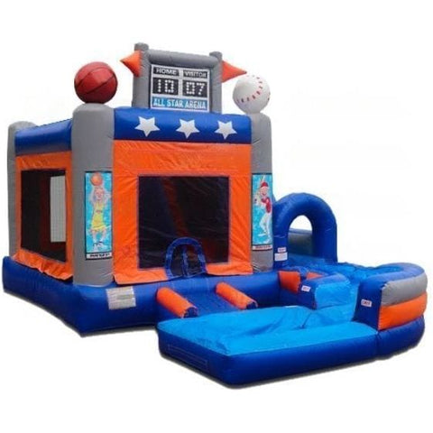 eInflatables Inflatable Bouncers 18'H Jump N Splash All Star w/ Pool by eInflatables 781880286172 6560 18'H Jump N Splash All Star w/ Pool by eInflatables SKU# 6560
