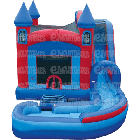 eInflatables Inflatable Bouncers 18'H Jump N Splash Castle w/ Landing by eInflatables 781880286264 363 18'H Jump N Splash Castle w/ Landing by eInflatables SKU# 363