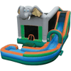 Image of eInflatables Inflatable Bouncers 18'H Jump N Splash Jungle w/ Landing by eInflatables 781880286363 364 18'H Jump N Splash Jungle w/ Landing by eInflatables SKU# 364