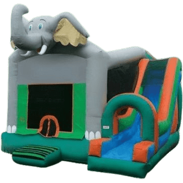 eInflatables Inflatable Bouncers 18'H Jump N Splash Jungle w/ Pool by eInflatables 781880286189 361 18'H Jump N Splash Jungle w/ Pool by eInflatables SKU# 361