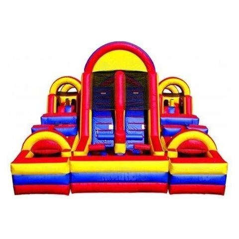 eInflatables Inflatable Bouncers 20'H Inflatable Obstacle Course 3 Piece Unit Turbo Rush 360 by eInflatables 781880287742 546-8 20'H Inflatable Obstacle Course 1 Piece Mini Turbo Rush Jungle 546-8