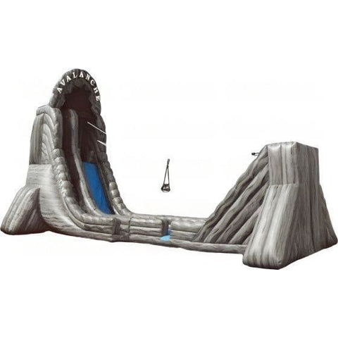 eInflatables Inflatable Bouncers 34'H Avalanche Single Lane Zip Line by eInflatables 781880287421 2050-1 34'H Avalanche Single Lane Zip Line by eInflatables SKU#2050  