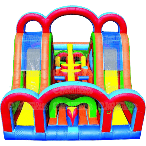 eInflatables Inflatable Bouncers Inflatable Obstacle Course 1 Piece Mini Turbo Rush Funhouse by Einflatables 781880287780 521 Inflatable ObstacleCourse 1 Mini Turbo Rush Fun Einflatables SKU#521  