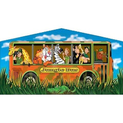 eInflatables Inflatable Bouncers Small Jungle Bus Art Panel by eInflatables 781880217435 AC-0940-S-einflatables Spooktacular Art Panel by eInflatables SKU#AC-0941