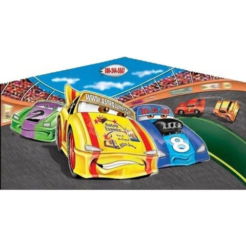 eInflatables Inflatable Bouncers Small Racing Cars Art Panel by eInflatables 781880217459 AC-0935-S-einflatables 4th of July Art Panel by eInflatables SKU#AC-0936