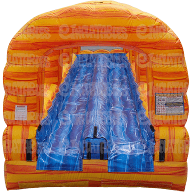 eInflatables Water Parks & Slides 10'H Fire Wave Run n Slide by eInflatables 781880287124 5026 10'H Fire Wave Run n Slide by eInflatables SKU#5026