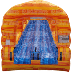10'H Fire Wave Run n Slide by eInflatables