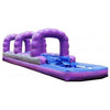 Image of eInflatables Water Parks & Slides 10'H Purple Rain 2 Lane Run N Splash by eInflatables 8'H Purple River Single Lane Run N Splash by eInflatables SKU# 5010