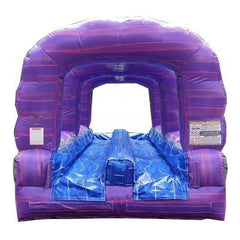 10'H Purple Rain 2 Lane Run N Splash by eInflatables