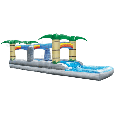 eInflatables Water Parks & Slides 10'H Run N Splash Rock 2 Lane Water Slide by eInflatables 781880238843 618 10'H Run N Splash Rock 2 Lane Water Slide by eInflatables SKU# 618