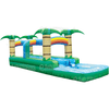 Image of eInflatables Water Parks & Slides 10'H Run N Splash Tropical 2 Lane Water Slide by eInflatables 781880238850 619 10'H Run N Splash Tropical 2 Lane Water Slide by eInflatables SKU# 619