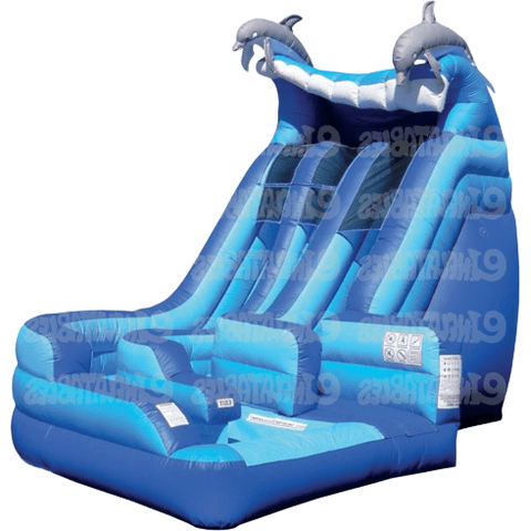 eInflatables Water Parks & Slides 16'H Dolphin Wild Splash with Pool by eInflatables 781880269564 752 16'H Dolphin Wild Splash with Pool by eInflatables SKU#752