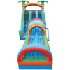 Image of eInflatables Water Parks & Slides 18'H Double Funnel Tunnel with Landing by eInflatables 781880269731 609 18'H Double Funnel Tunnel with Landing by eInflatables SKU#609