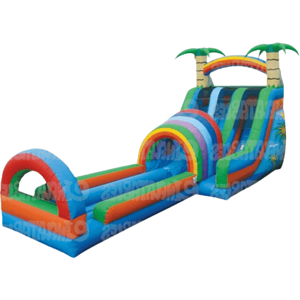 eInflatables Water Parks & Slides 18'H Double Funnel Tunnel with Landing by eInflatables 781880269731 609 18'H Double Funnel Tunnel with Landing by eInflatables SKU#609