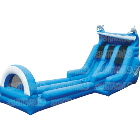 eInflatables Water Parks & Slides 18'H Dual Lane Super Splash w/ Landing by eInflatables 781880269724 603 18'H Dual Lane Super Splash w/ Landing by eInflatables SKU#603