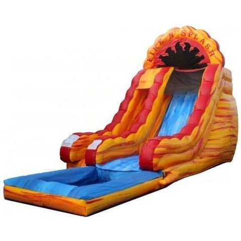 eInflatables Water Parks & Slides 18'H Fire N Splash with Pool by eInflatables 781880284444 690 18'H Fire N Splash with Pool by eInflatables SKU# 690    