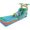 Image of eInflatables Water Parks & Slides 18'H Funnel Tunnel Water Slide with Landing by eInflatables 781880269717 607 18'H Funnel Tunnel Water Slide with Landing by eInflatables SKU#607