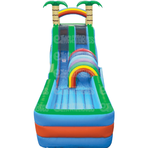 eInflatables Water Parks & Slides 18'H Funnel Tunnel Water Slide with Landing by eInflatables 781880269717 607 18'H Funnel Tunnel Water Slide with Landing by eInflatables SKU#607