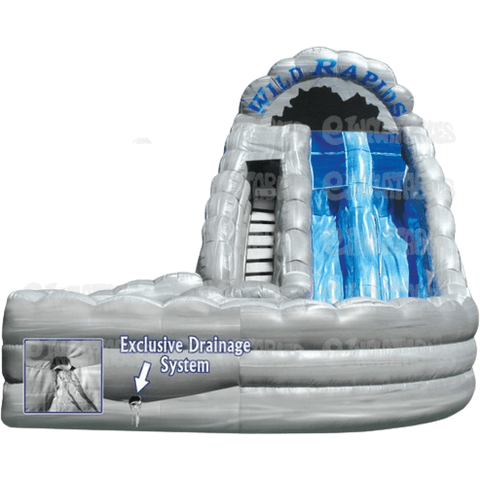 eInflatables Water Parks & Slides 18'H Wild Rapids Slide with Landing by eInflatables 781880269663 645 18'H Wild Rapids Slide with Landing by eInflatables SKU#645