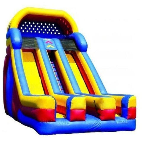 eInflatables Water Parks & Slides 20'H Dual Lane Dry Slide with Front Exits by eInflatables 781880272991 303F 20'H Dual Lane Dry Slide with Front Exits by eInflatables SKU# 303F