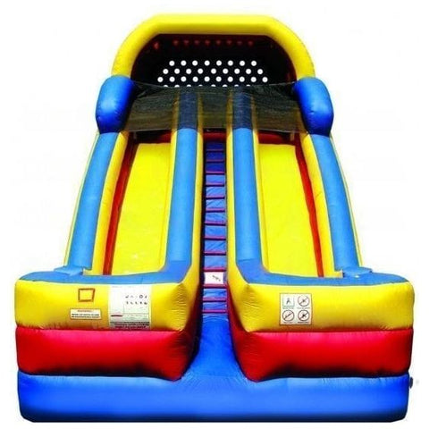 eInflatables Water Parks & Slides 20'H Dual Lane Dry Slide with Side Exits by eInflatables 781880273981 303 18'H Moon River Double Lane(Slide Only) by eInflatables SKU# 5150zz