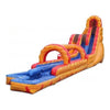 Image of eInflatables Water Parks & Slides 20'H Fire N Ice Run N Splash Combo by eInflatables 781880208990 5192 27'H Roaring River Single Lane Run N Splash Combo by eInflatables 5006