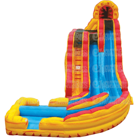eInflatables Water Parks & Slides 20'H Fire N Ice with Landing by eInflatables 781880269809 851 20'H Fire N Ice with Landing by eInflatables SKU#851