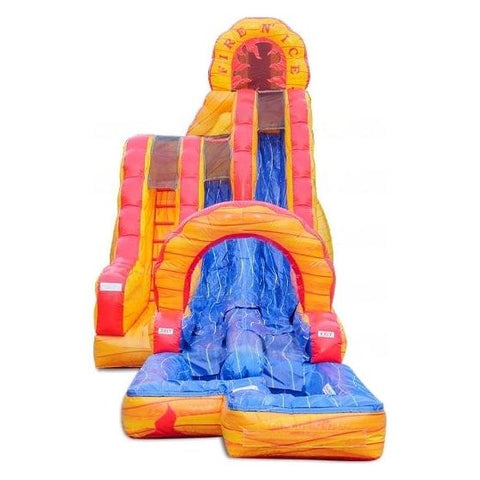 eInflatables Water Parks & Slides 20'H Fire N Ice with Straight Pool by eInflatables 5206 20'H Tropical Ice with Straight Pool by eInflatables 5226