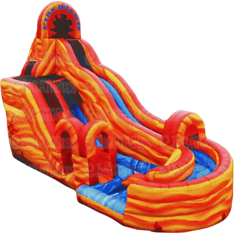 eInflatables Water Parks & Slides 21'H Fire Island With Pool by eInflatables 781880284314 960 21'H Fire Island With Pool by eInflatables SKU# 960 
