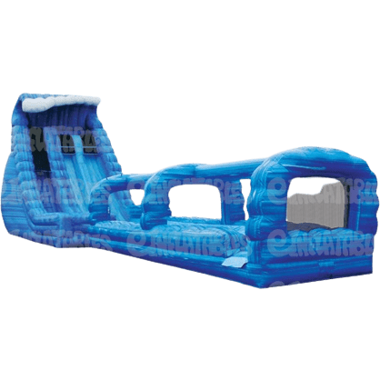 eInflatables Water Parks & Slides 22'H Blue Crush 2 Lane Run N Slide Combo by eInflatables 781880286929 702 22'H Blue Crush 2 Lane Run N Slide Combo by eInflatables SKU#702
