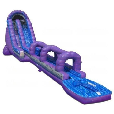eInflatables Water Parks & Slides 22'H Purple River Single Lane Run N Splash Combo by eInflatables 781880265337 5009 22'H Purple River Single Lane Run N Splash Combo by eInflatables 5009 