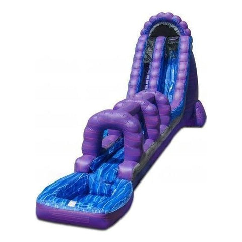 eInflatables Water Parks & Slides 22'H Purple River Single Lane Run N Splash Combo by eInflatables 781880265337 5009 22'H Purple River Single Lane Run N Splash Combo by eInflatables 5009 