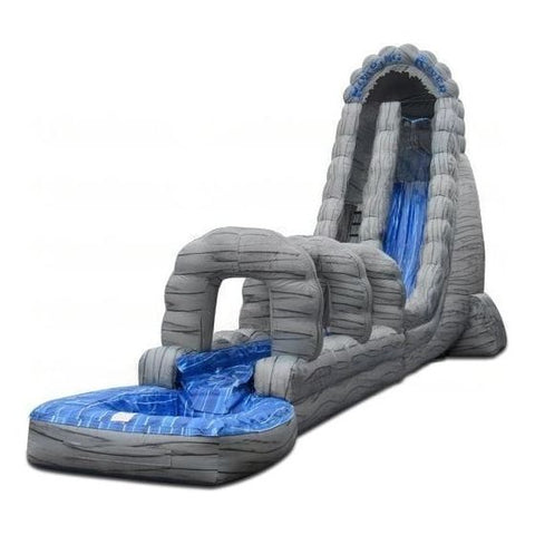 eInflatables Water Parks & Slides 22'H Roaring River Single Lane Run N Splash Combo by eInflatables 781880265344 5132 22'H Roaring River Single Lane Run N Splash Combo eInflatables 5132