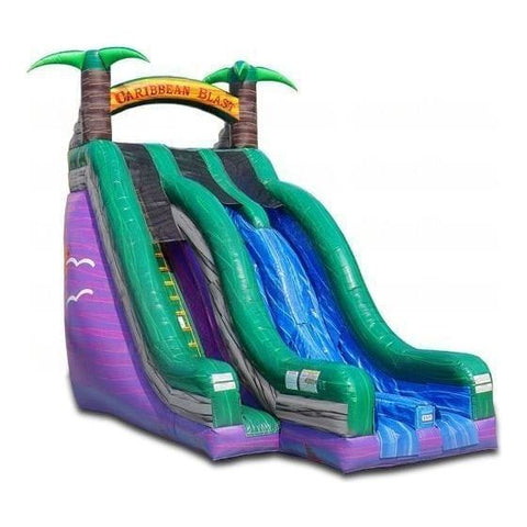 eInflatables Water Parks & Slides 27'H Caribbean Blast Slide by eInflatables 781880283225 5101zz 27'H Caribbean Blast Slide by eInflatables SKU# 5101zz
