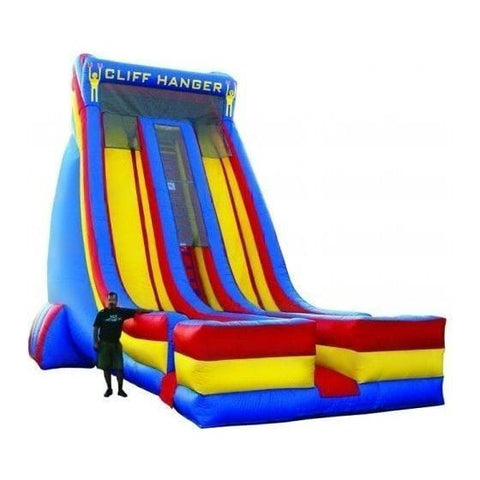 eInflatables Water Parks & Slides 27'H Dry Slide Cliff Hanger RBY by eInflatables 353 24'H Dual Lane Slide with Front Exits by eInflatables SKU# 525F