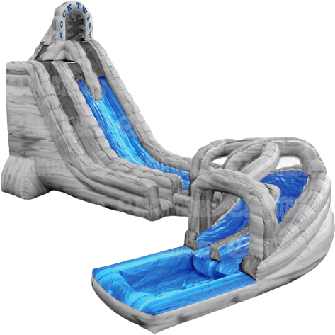 eInflatables Water Parks & Slides 27'H Rock Twist with Pool by eInflatables 781880238805 808 27'H Rock Twist with Pool by eInflatables SKU# 808