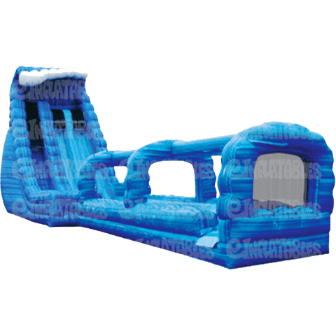 eInflatables Water Parks & Slides 36'H Blue Crush 2 Lane Run N Slide Combo by eInflatables 781880287056 735R 36'H Blue Crush 2 Lane Run N Slide Combo by eInflatables SKU#735R
