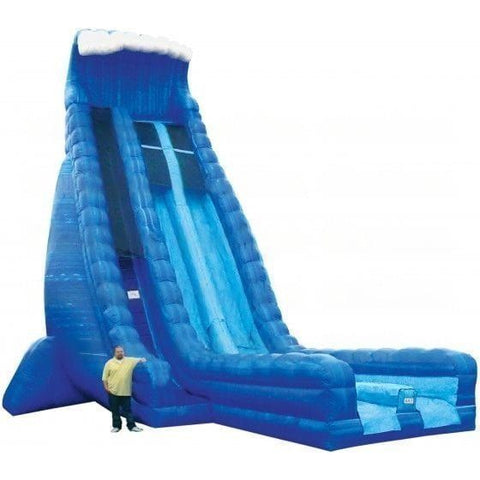 eInflatables Water Parks & Slides 36'H Dry Slide Dual Lane Blue Crush by eInflatables 781880215929 697 36'H Dry Slide Dual Lane Blue Crush by eInflatables SKU# 697