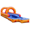 Image of eInflatables Water Parks & Slides 8'H Fire N Ice Run N Splash by eInflatables 10'H Ruby Run N Splash 2 Lane Slide by eInflatables SKU# 5168