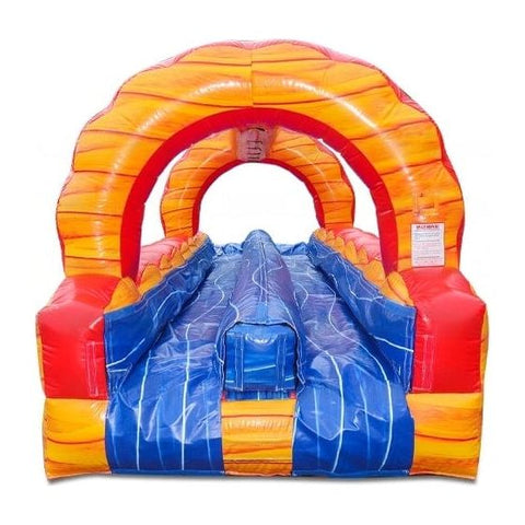 eInflatables Water Parks & Slides 8'H Fire N Ice Run N Splash by eInflatables 10'H Ruby Run N Splash 2 Lane Slide by eInflatables SKU# 5168