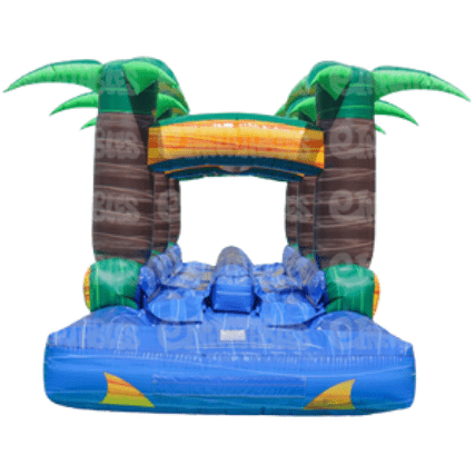 eInflatables Water Parks & Slides 9'H Bahama Blast 2 Lane Run n Splash by eInflatables 781880269311 5057 9'H Bahama Blast 2 Lane Run n Splash by eInflatables SKU# 5057