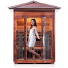 Image of Enlighten Infrared Saunas Saunas 3 Person Diamond Canadian Cedar Sauna by Enlighten Infrared Saunas