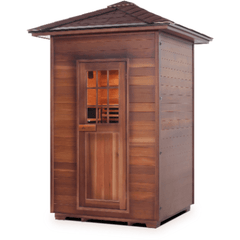 2 Person Sierra Canadian Cedar Sauna by Enlighten Infrared Saunas